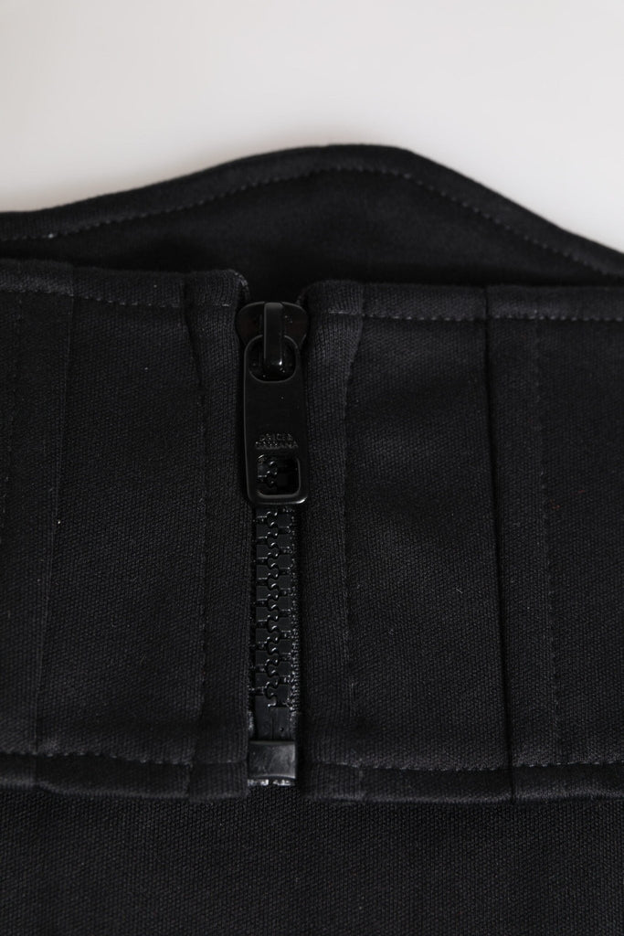 Dolce & Gabbana Black Cotton Waist Tuxedo Belt Cummerbund - Beyzy Store - Dolce & Gabbana