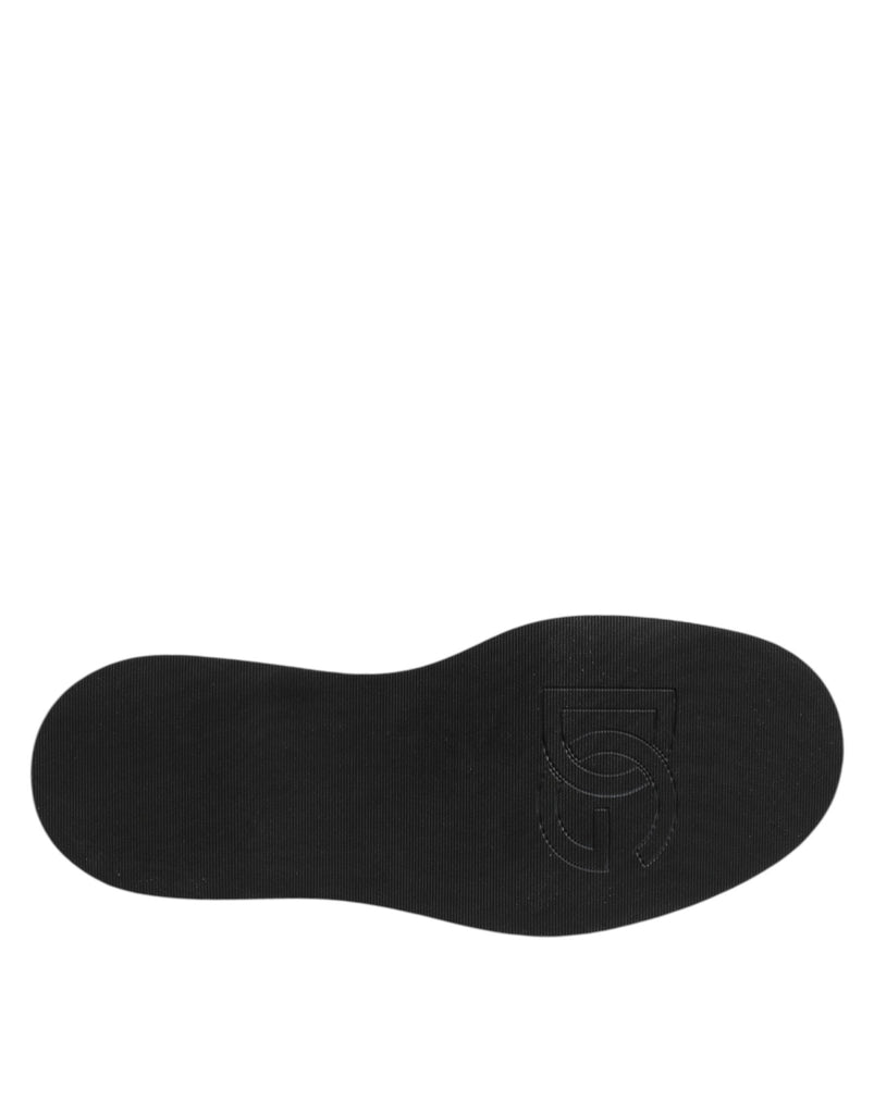 Dolce & Gabbana Black Crystal Strass Mid Calf Short Boots Shoes - Beyzy Store - Dolce & Gabbana