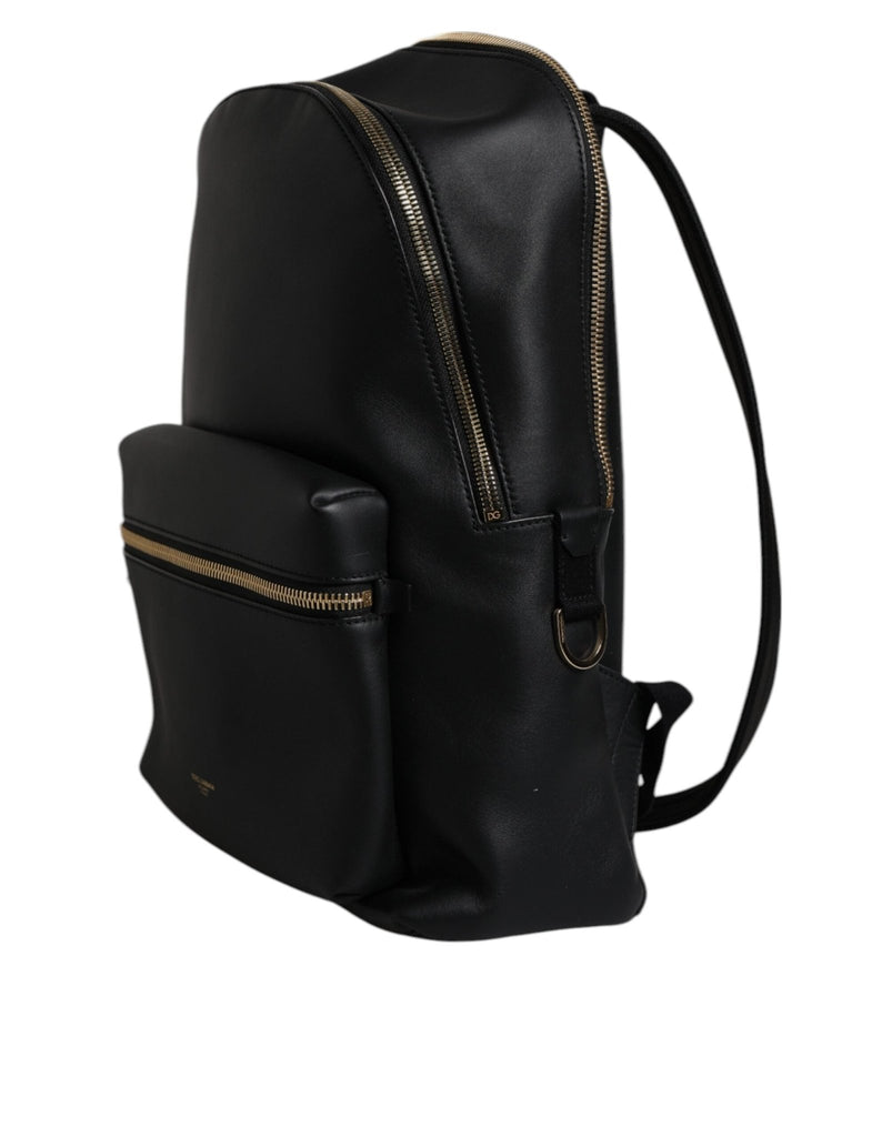 Dolce & Gabbana Black DG Leather Logo Print Travel Back Pack Bag - Beyzy Store - Dolce & Gabbana