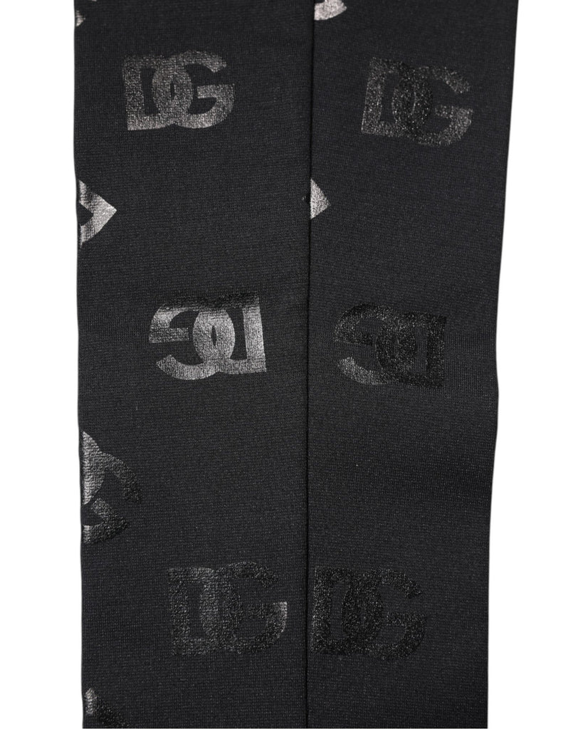 Dolce & Gabbana Black DG Logo Monogram Wool Stretch Arm Sleeves - Beyzy Store - Dolce & Gabbana
