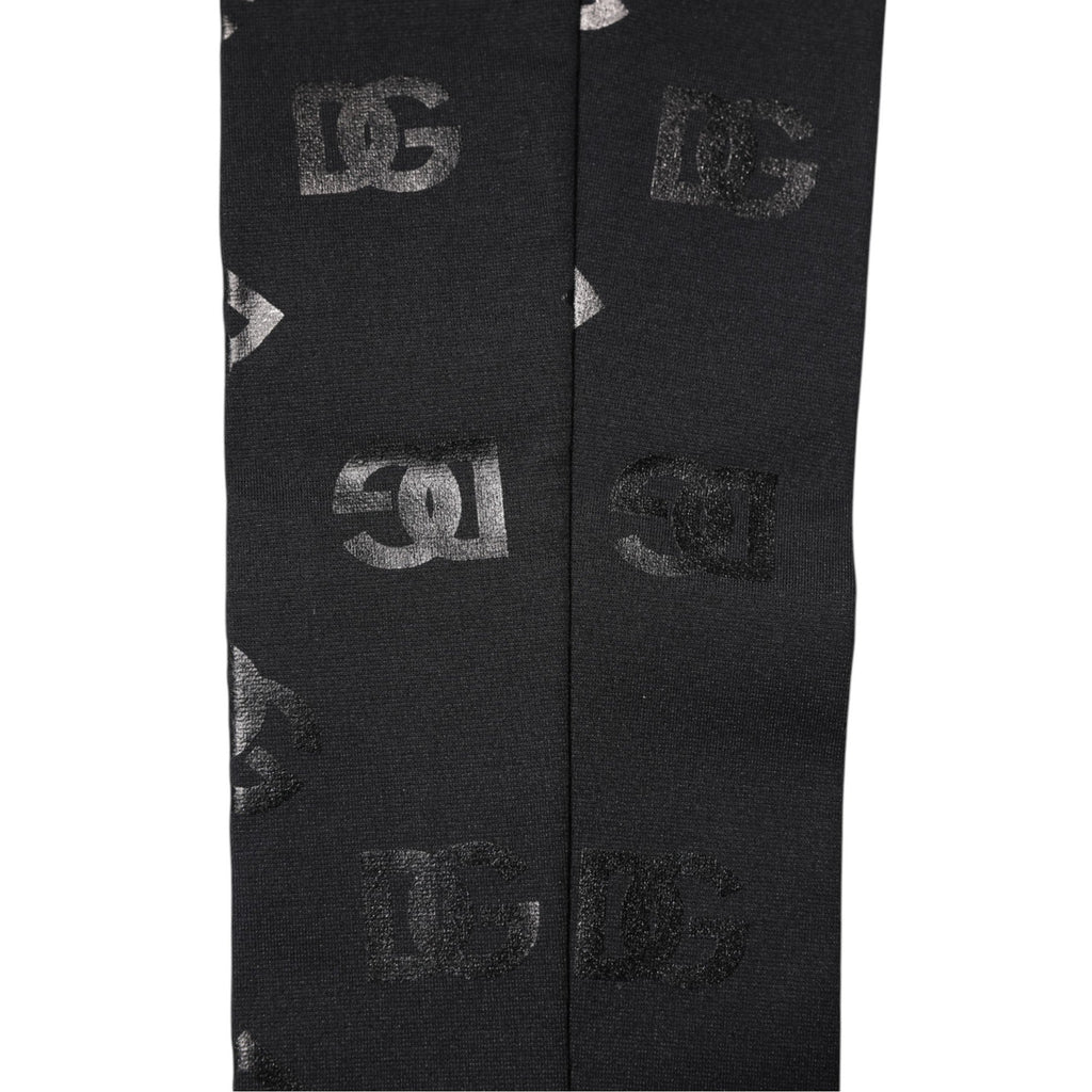 Dolce & Gabbana Black DG Logo Monogram Wool Stretch Arm Sleeves - Beyzy Store - Dolce & Gabbana
