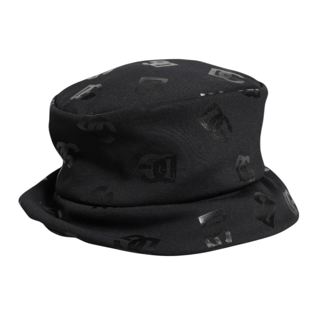 Dolce & Gabbana Black DG Monogram Polyester Jacquard Bucket Hat - Beyzy Store - Dolce & Gabbana
