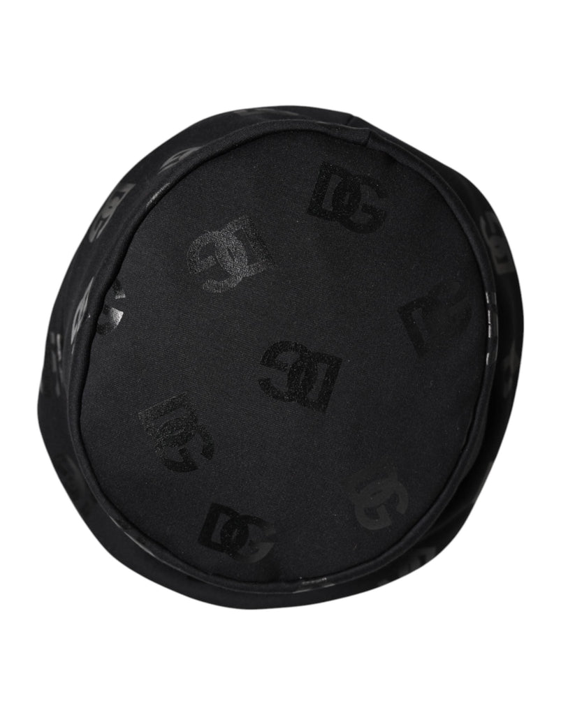 Dolce & Gabbana Black DG Monogram Polyester Jacquard Bucket Hat - Beyzy Store - Dolce & Gabbana