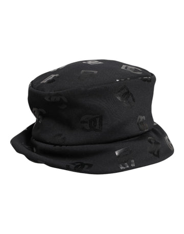 Dolce & Gabbana Black DG Monogram Polyester Jacquard Bucket Hat - Beyzy Store - Dolce & Gabbana