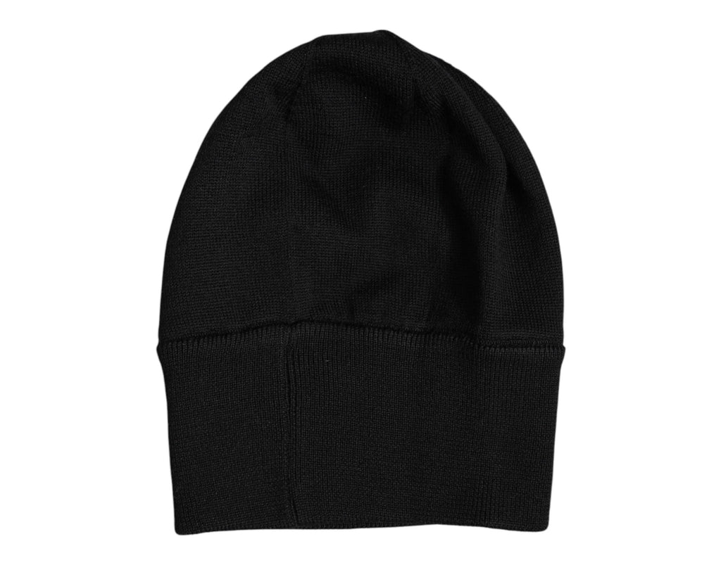 Dolce & Gabbana Black #DGLOVESLONDON Knitted Beanie Hat - Beyzy Store - Dolce & Gabbana