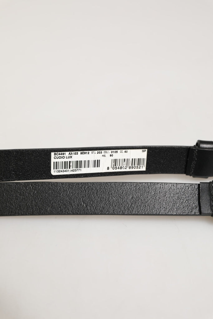 Dolce & Gabbana Black Double Strap Leather Silver Buckle Belt - Beyzy Store - Dolce & Gabbana