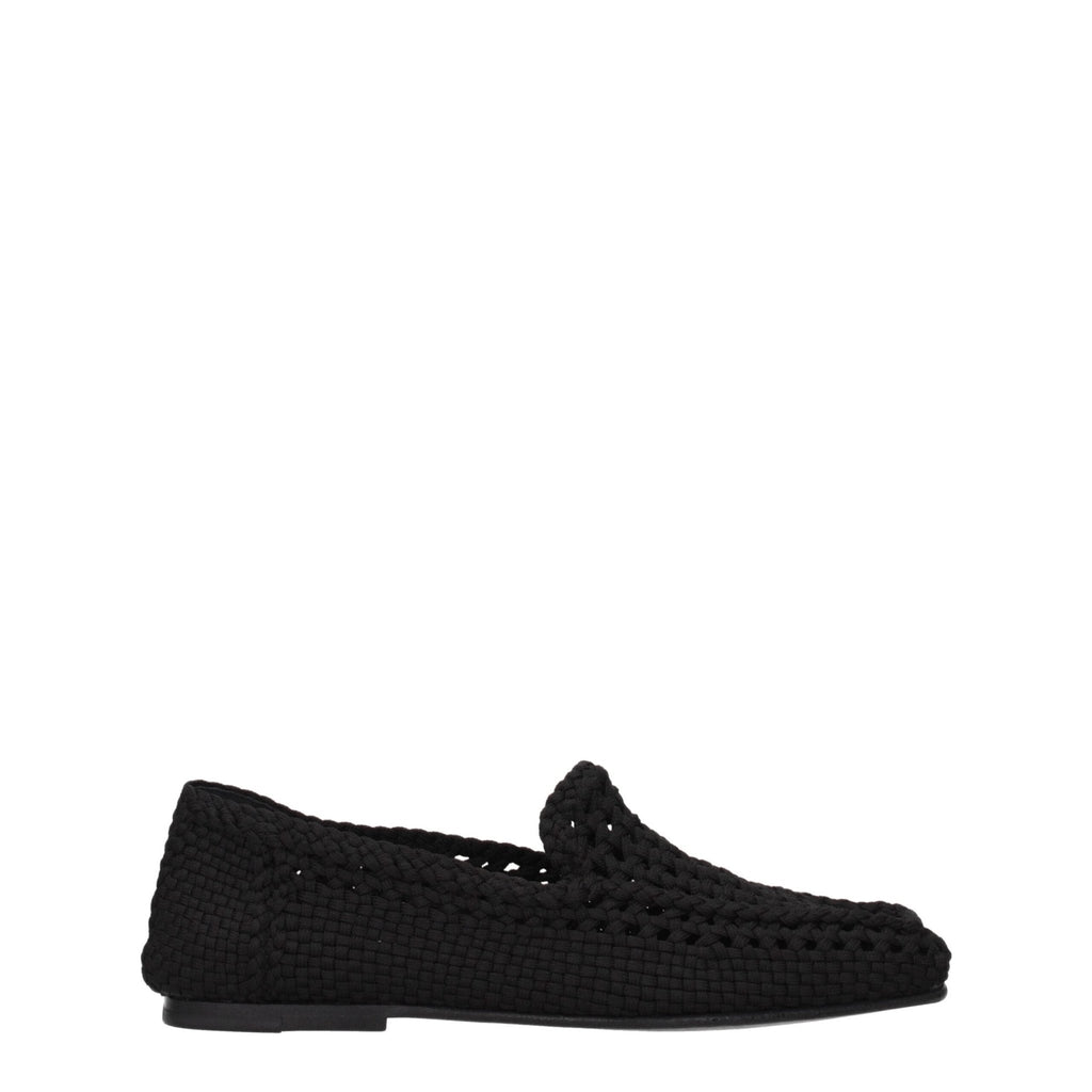Dolce & Gabbana Black Fabric Loafer - Beyzy Store - Dolce & Gabbana