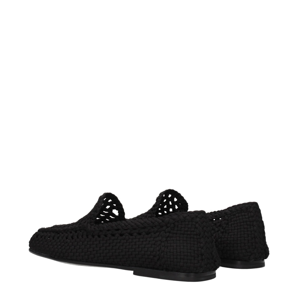 Dolce & Gabbana Black Fabric Loafer - Beyzy Store - Dolce & Gabbana