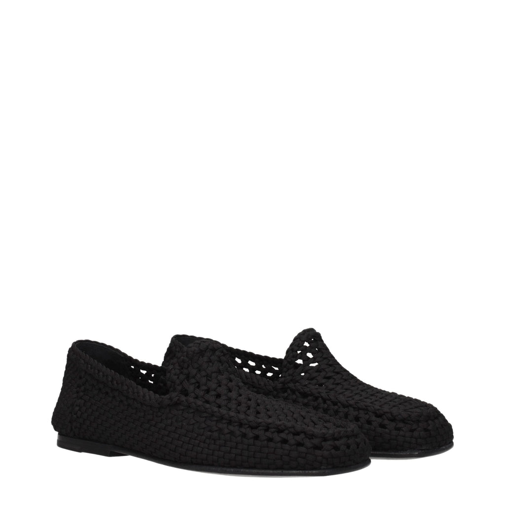 Dolce & Gabbana Black Fabric Loafer - Beyzy Store - Dolce & Gabbana
