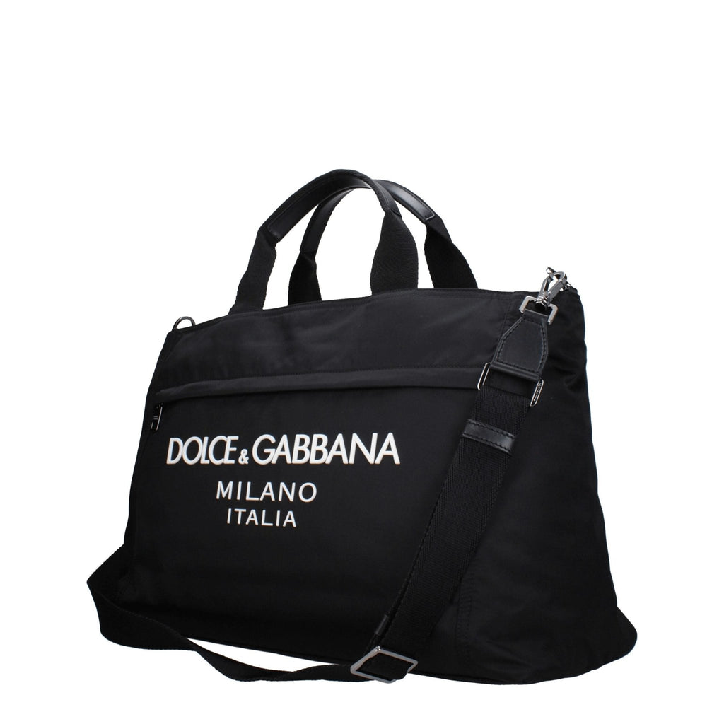 Dolce & Gabbana Black Fabric Luggage And Travel - Beyzy Store - Dolce & Gabbana
