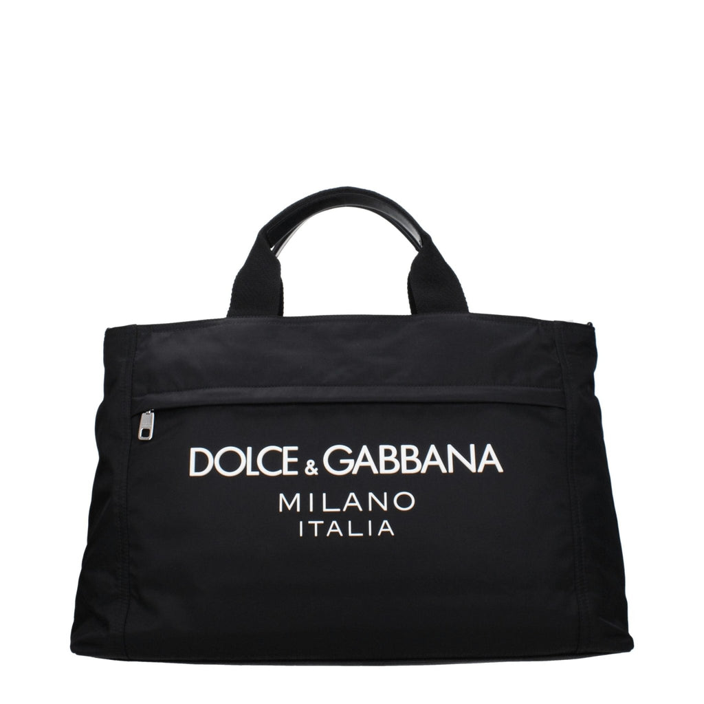 Dolce & Gabbana Black Fabric Luggage And Travel - Beyzy Store - Dolce & Gabbana