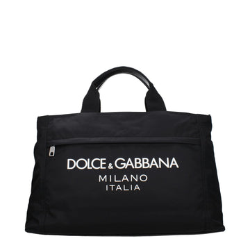 Dolce & Gabbana Black Fabric Luggage And Travel - Beyzy Store - Dolce & Gabbana