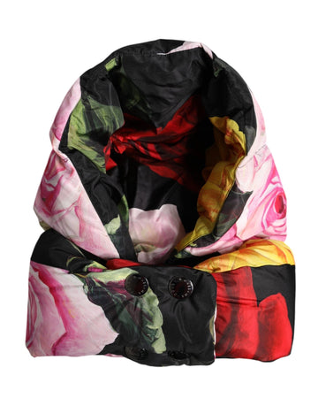 Dolce & Gabbana Black Floral Print Whole Head Wrap Hat - Beyzy Store - Dolce & Gabbana