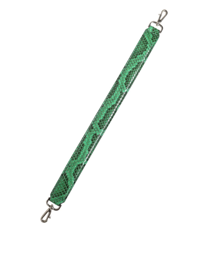 Dolce & Gabbana Black Green Exotic Leather Bag Shoulder Strap - Beyzy Store - Dolce & Gabbana