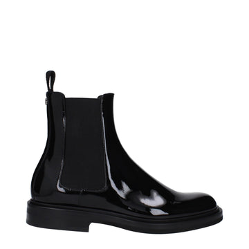 Dolce & Gabbana Black Leather Ankle - Beyzy Store - Dolce & Gabbana