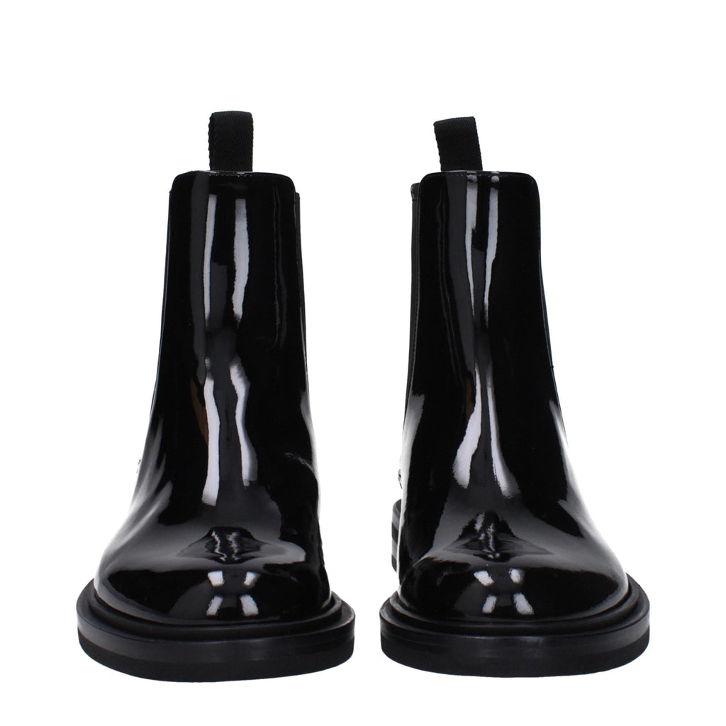 Dolce & Gabbana Black Leather Ankle - Beyzy Store - Dolce & Gabbana