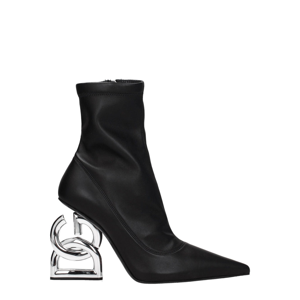 Dolce & Gabbana Black Leather Ankle - Beyzy Store - Dolce & Gabbana