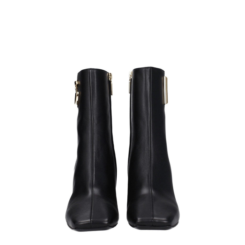 Dolce & Gabbana Black Leather Ankle - Beyzy Store - Dolce & Gabbana