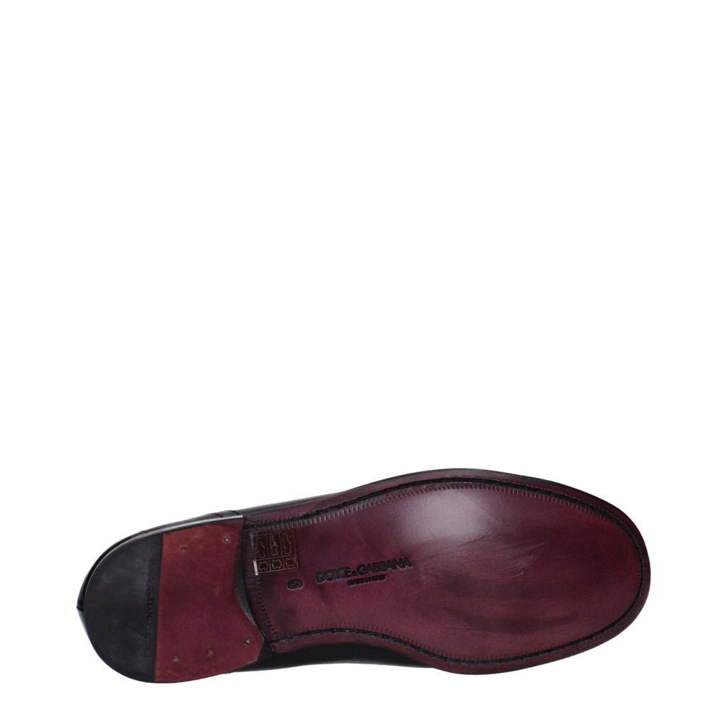 Dolce & Gabbana Black Leather Loafer - Beyzy Store - Dolce & Gabbana
