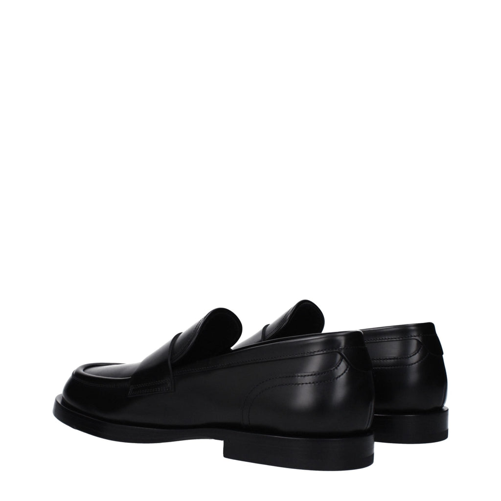 Dolce & Gabbana Black Leather Loafer - Beyzy Store - Dolce & Gabbana