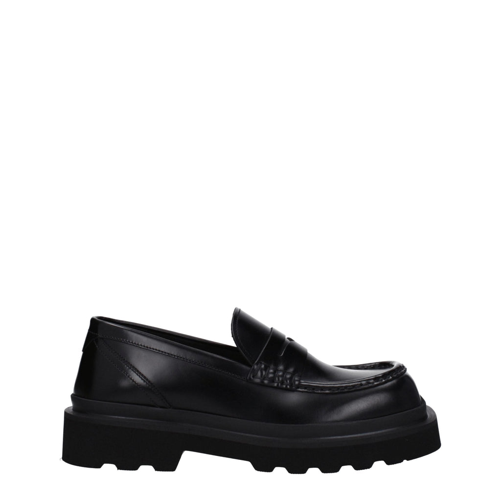 Dolce & Gabbana Black Leather Loafer - Beyzy Store - Dolce & Gabbana