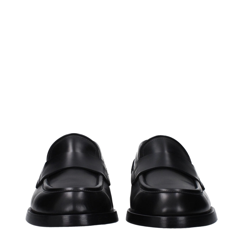 Dolce & Gabbana Black Leather Loafer - Beyzy Store - Dolce & Gabbana