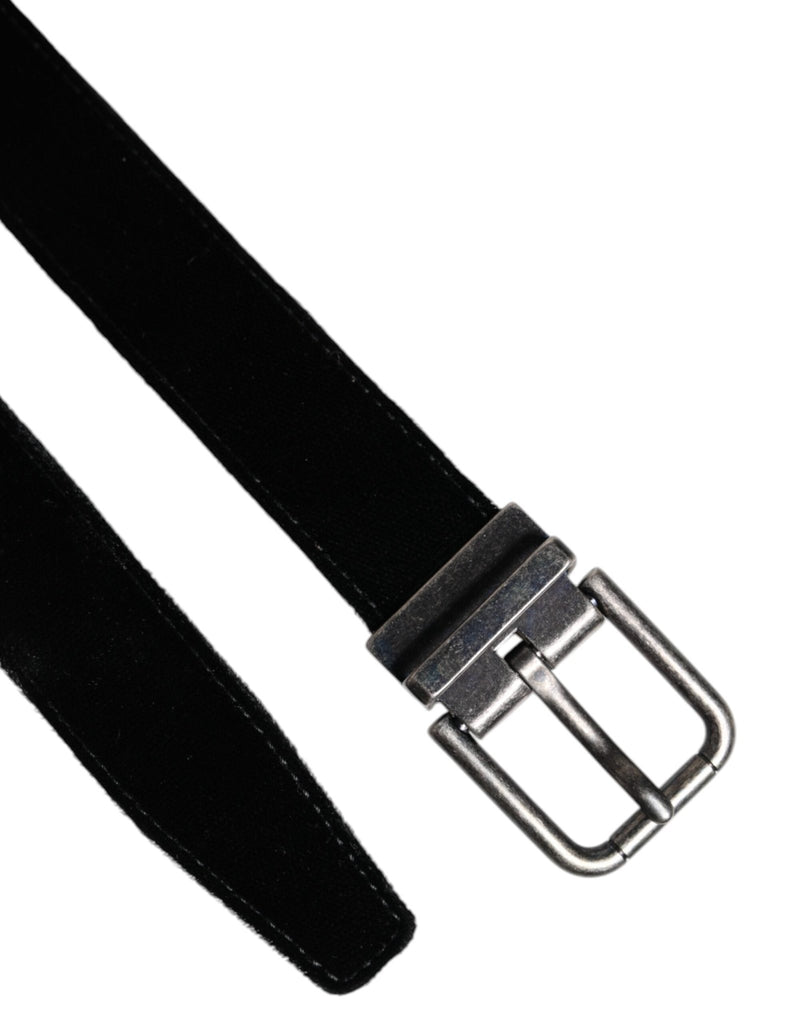 Dolce & Gabbana Black Leather Metal Buckle Classic Belt - Beyzy Store - Dolce & Gabbana