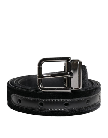 Dolce & Gabbana Black Leather Metal Buckle Classic Belt - Beyzy Store - Dolce & Gabbana