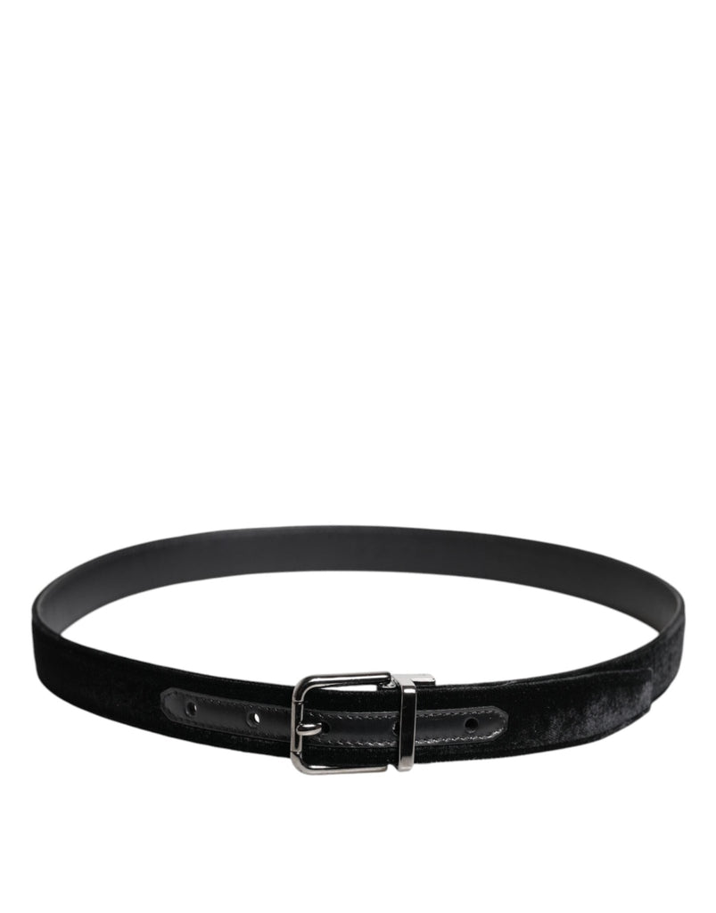 Dolce & Gabbana Black Leather Metal Buckle Classic Belt - Beyzy Store - Dolce & Gabbana