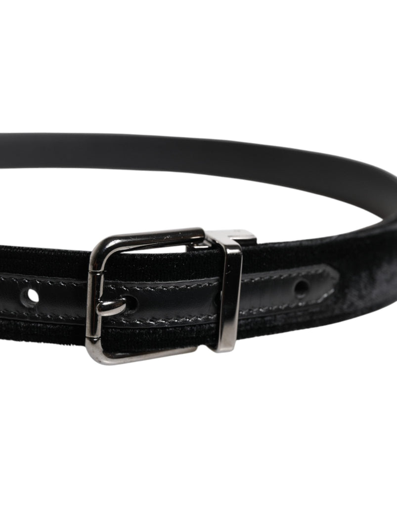 Dolce & Gabbana Black Leather Metal Buckle Classic Belt - Beyzy Store - Dolce & Gabbana
