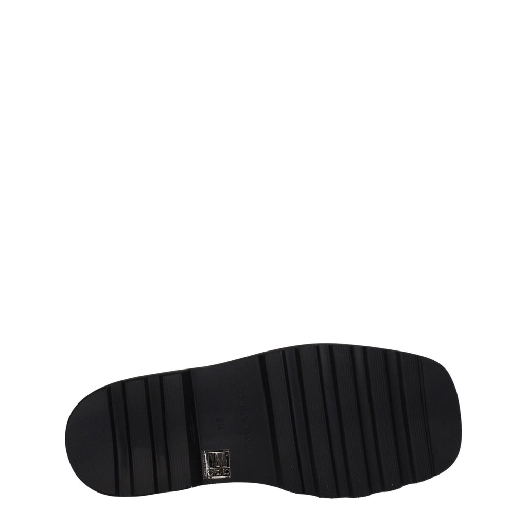 Dolce & Gabbana Black Leather Oxfords And Derbies - Beyzy Store - Dolce & Gabbana