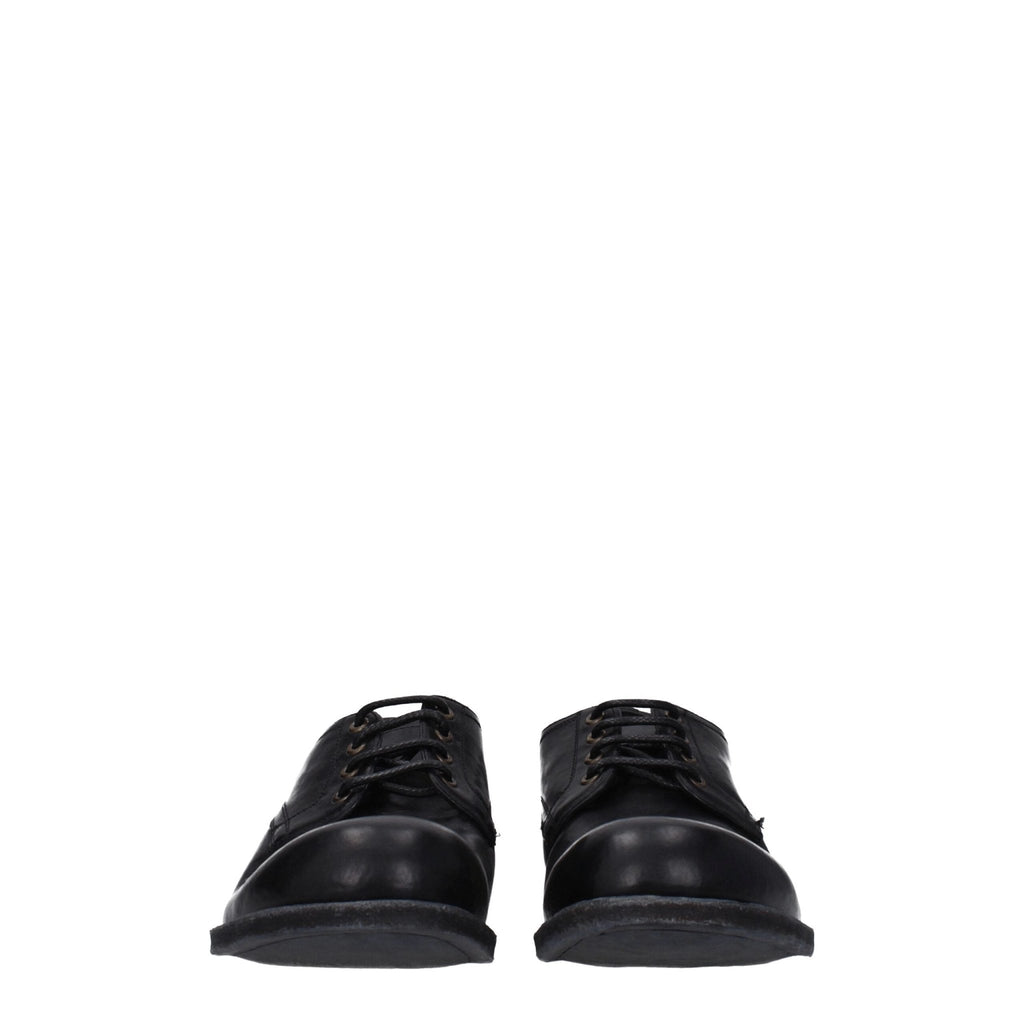 Dolce & Gabbana Black Leather Oxfords And Derby - Beyzy Store - Dolce & Gabbana