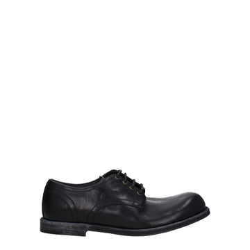 Dolce & Gabbana Black Leather Oxfords And Derby - Beyzy Store - Dolce & Gabbana