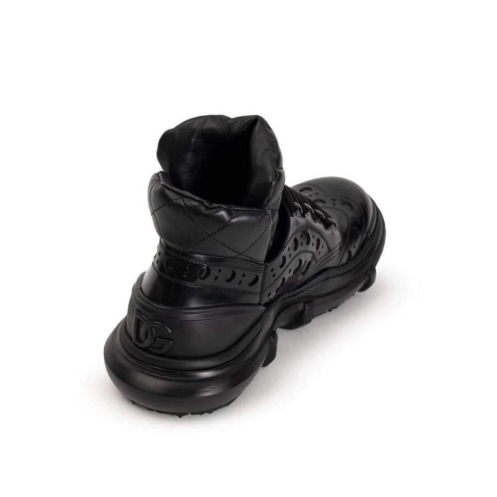 Dolce & Gabbana Black Leather Oxfords And Derby - Beyzy Store - Dolce & Gabbana
