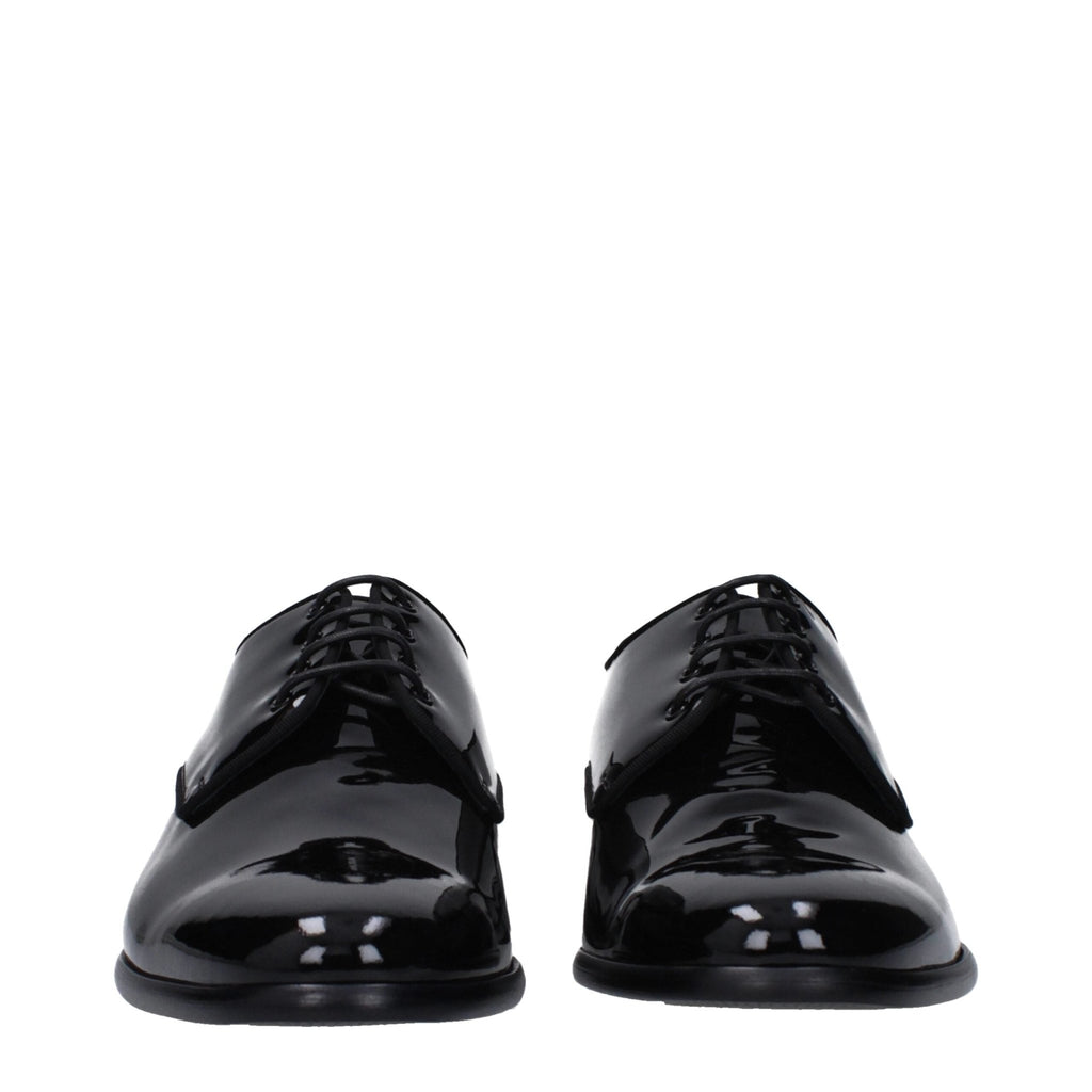 Dolce & Gabbana Black Leather Oxfords And Derby - Beyzy Store - Dolce & Gabbana