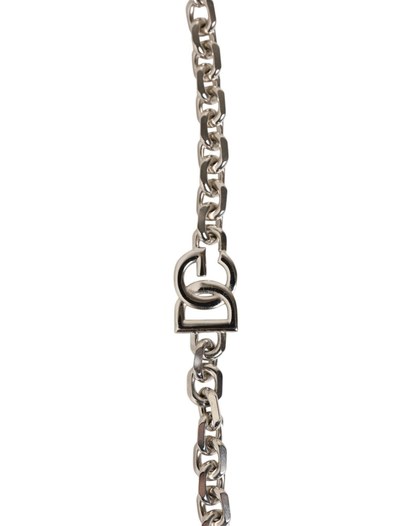 Dolce & Gabbana Black Leather Pearl Chain Bag Accessory Shoulder Strap - Beyzy Store - Dolce & Gabbana