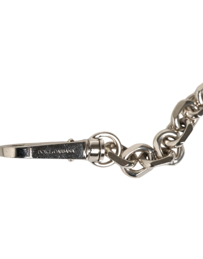 Dolce & Gabbana Black Leather Pearl Chain Bag Accessory Shoulder Strap - Beyzy Store - Dolce & Gabbana