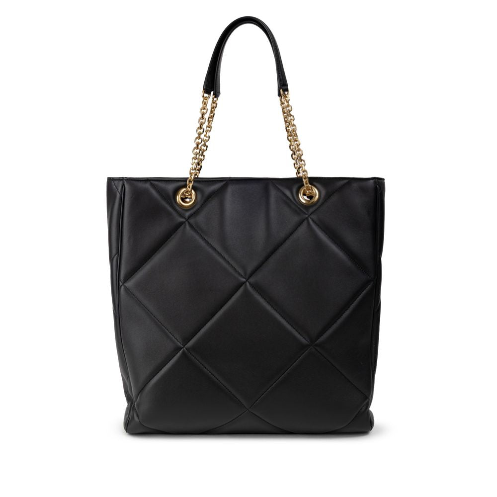 Dolce & Gabbana Black Leather Tote Bag - Beyzy Store - Dolce & Gabbana