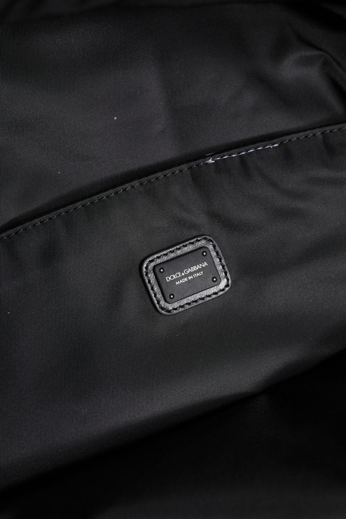 Dolce & Gabbana Black Logo Tape Polyamide School Travel Backpack Bag - Beyzy Store - Dolce & Gabbana