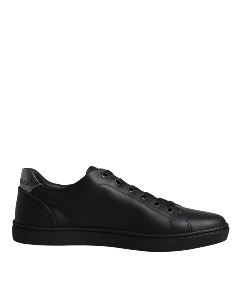 Dolce & Gabbana Black London Sacred Heart Men Sneakers Shoes - Beyzy Store - Dolce & Gabbana