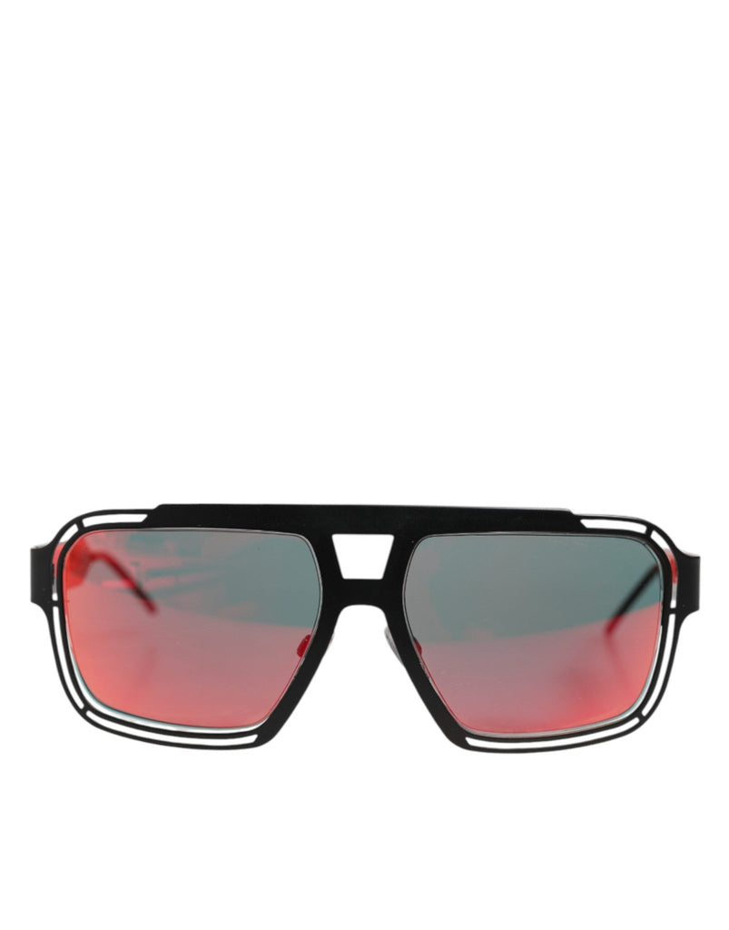 Dolce & Gabbana Black Metal Pilot Frame Shades Eyewear Sunglasses - Beyzy Store - Dolce & Gabbana