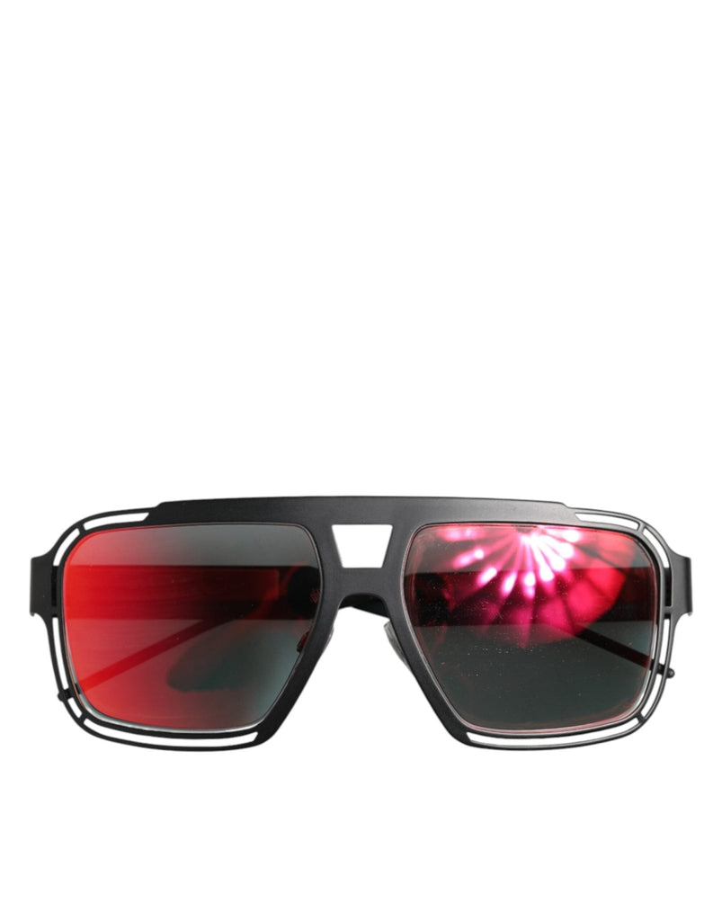 Dolce & Gabbana Black Metal Pilot Frame Shades Eyewear Sunglasses - Beyzy Store - Dolce & Gabbana