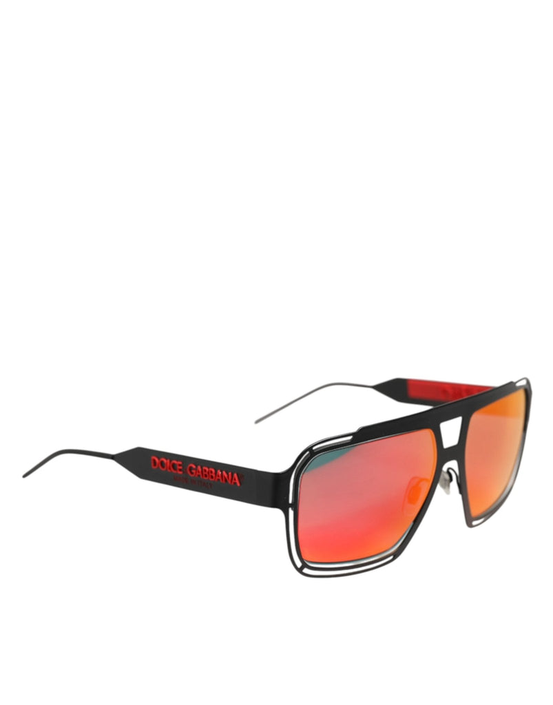 Dolce & Gabbana Black Metal Pilot Frame Shades Eyewear Sunglasses - Beyzy Store - Dolce & Gabbana