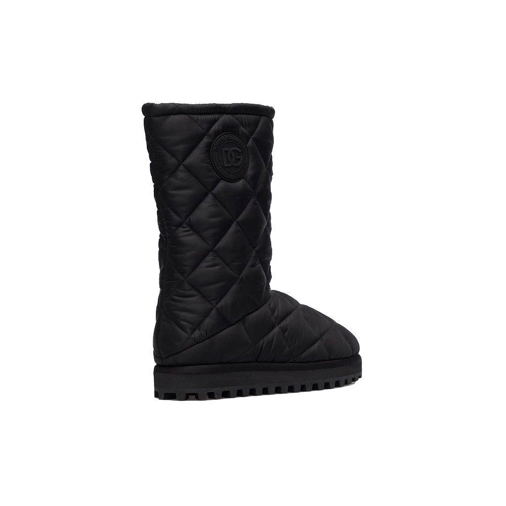 Dolce & Gabbana Black Nylon Boot - Beyzy Store - Dolce & Gabbana