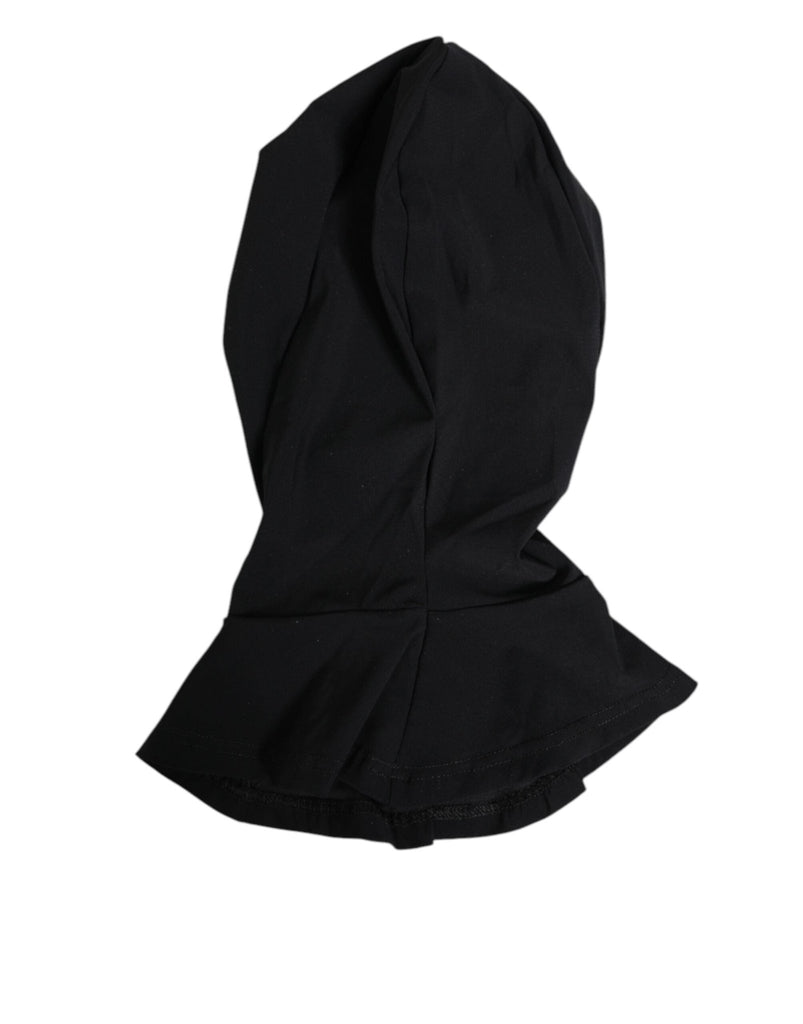 Dolce & Gabbana Black Nylon Elastane Balaclava Hood Face Cover Hat - Beyzy Store - Dolce & Gabbana