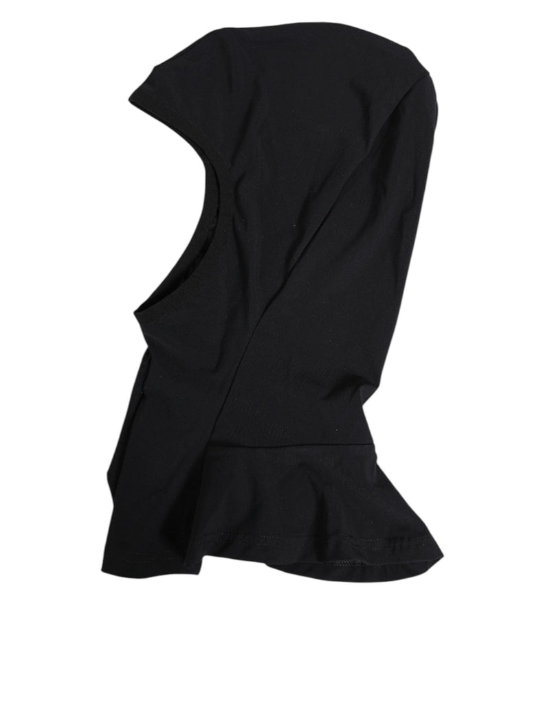 Dolce & Gabbana Black Nylon Elastane Balaclava Hood Face Cover Hat - Beyzy Store - Dolce & Gabbana