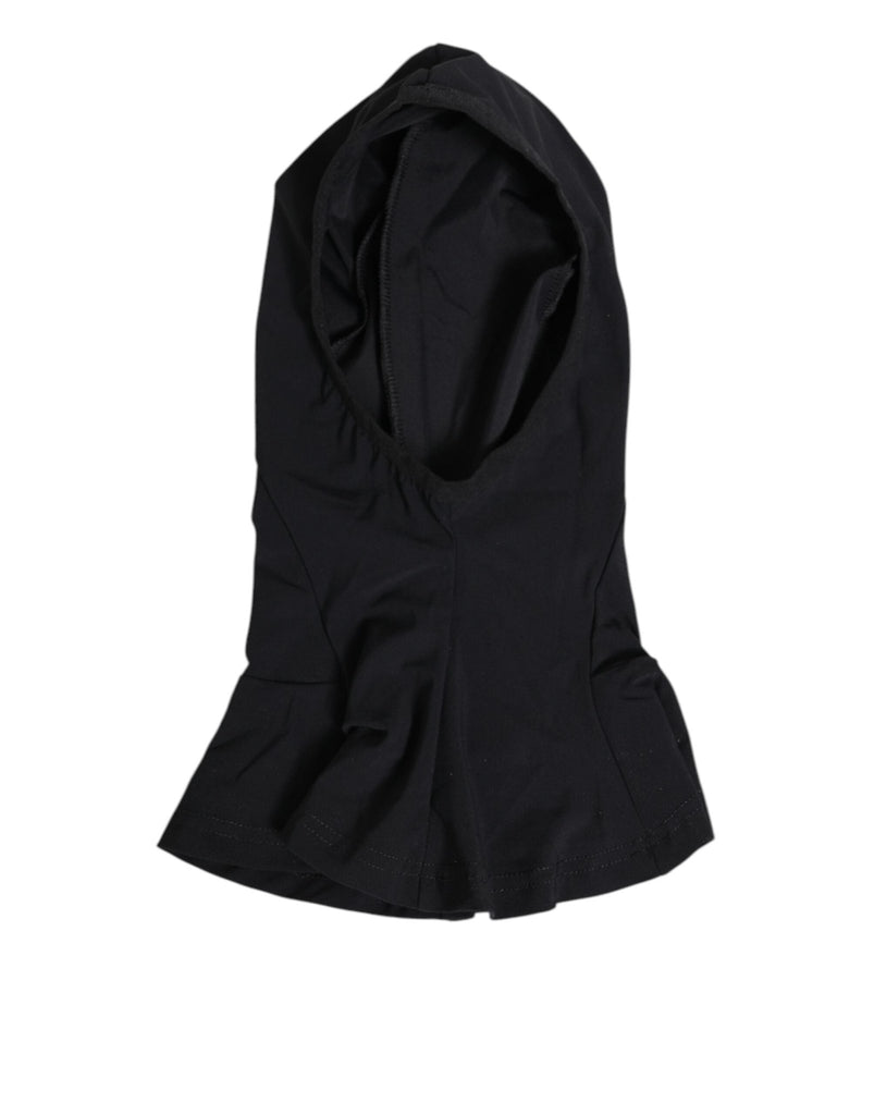 Dolce & Gabbana Black Nylon Elastane Balaclava Hood Face Cover Hat - Beyzy Store - Dolce & Gabbana