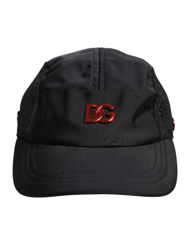 Dolce & Gabbana Black Nylon Logo 6 Panels Baseball Cap - Beyzy Store - Dolce & Gabbana