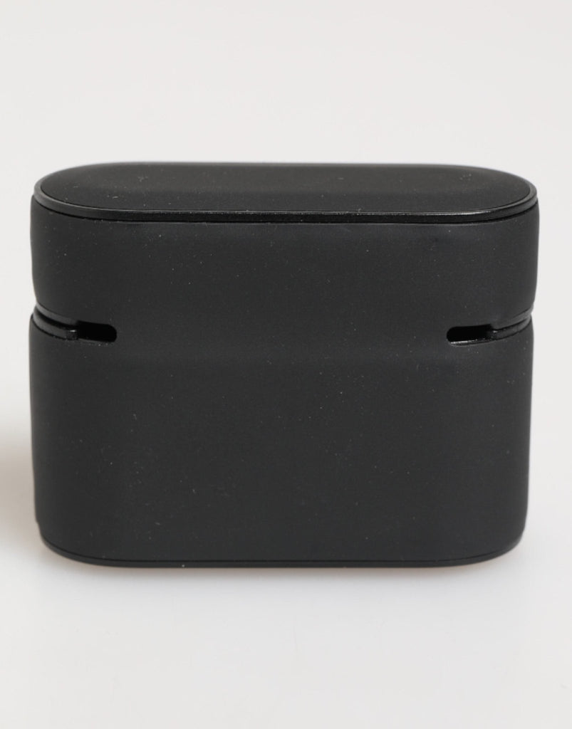 Dolce & Gabbana Black Orange Rubber Logo Embossed Accessory Airpods Case - Beyzy Store - Dolce & Gabbana