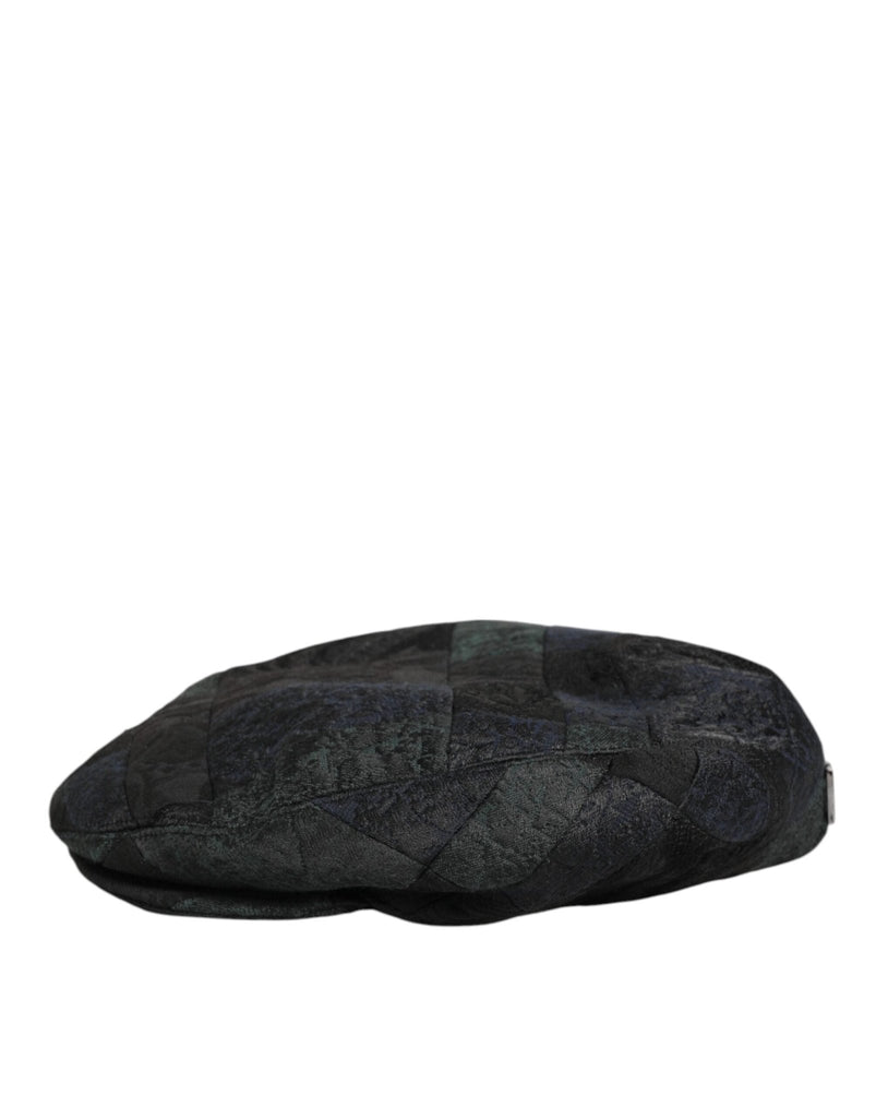 Dolce & Gabbana Black Polyester Newsboy Men Cloth Capello Hat - Beyzy Store - Dolce & Gabbana